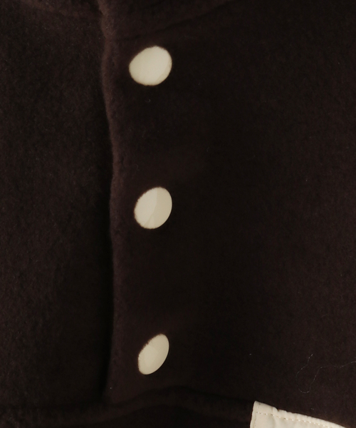 SPORTY&RICH（スポーティアンドリッチ）の「【SPORTY&RICH / スポーティアンドリッチ】BUTTONED POLAR SWEATSHIRT（スウェット・レディース・ブラウン・LARGE/MEDIUM/SMALL）」の10枚目の写真