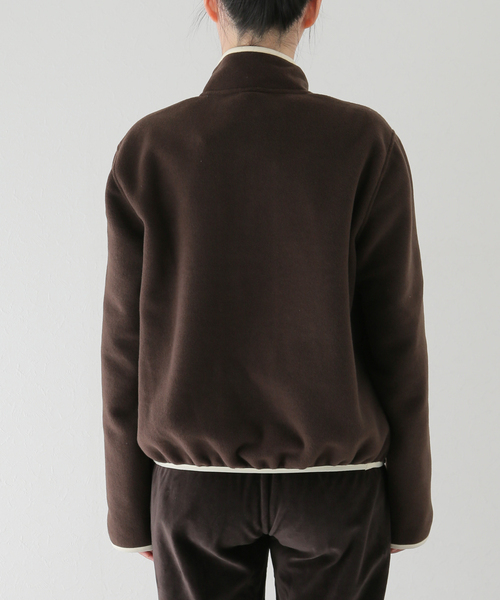 SPORTY&RICH（スポーティアンドリッチ）の「【SPORTY&RICH / スポーティアンドリッチ】BUTTONED POLAR SWEATSHIRT（スウェット・レディース・ブラウン・LARGE/MEDIUM/SMALL）」の18枚目の写真