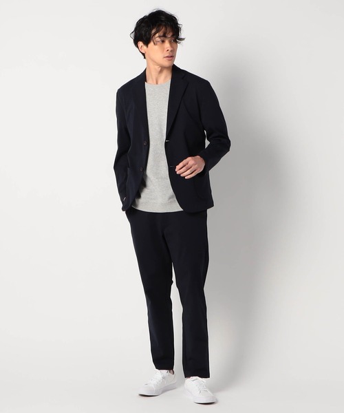 Grand PARK（グランドパーク）の「圧縮マイクロカノコテーラードジャケット（テーラードジャケット・メンズ・ブラック/ネイビー・MEDIUM/LARGE/X-LARGE）」の5枚目の写真