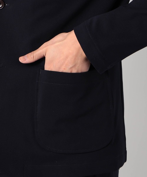 Grand PARK（グランドパーク）の「圧縮マイクロカノコテーラードジャケット（テーラードジャケット・メンズ・ブラック/ネイビー・MEDIUM/LARGE/X-LARGE）」の10枚目の写真