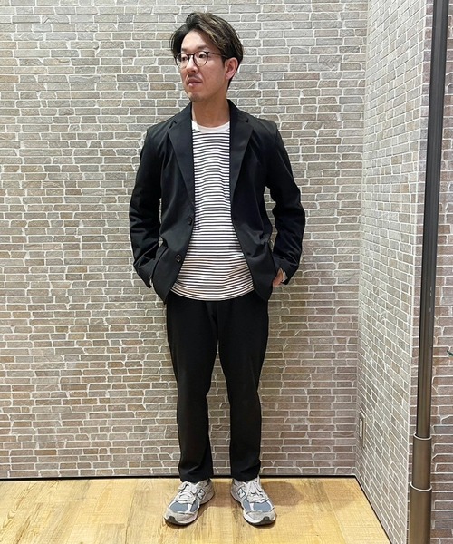 Grand PARK（グランドパーク）の「圧縮マイクロカノコテーラードジャケット（テーラードジャケット・メンズ・ブラック/ネイビー・MEDIUM/LARGE/X-LARGE）」の21枚目の写真