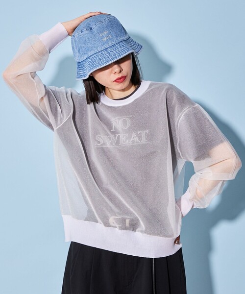 CITEN（シテン）の「＜CITEN＞シアーニット（ニット/セーター