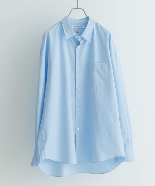 THOMAS MASON(トーマス メイソン)の「トーマスメイソンオーバーシャツ(シャツ/ブラウス・メンズ・ブルー系その他/ロイヤルブルー/ネイビー/ホワイト/ライトブルー・MEDIUM/LARGE/X-LARGE)」の4枚目の写真