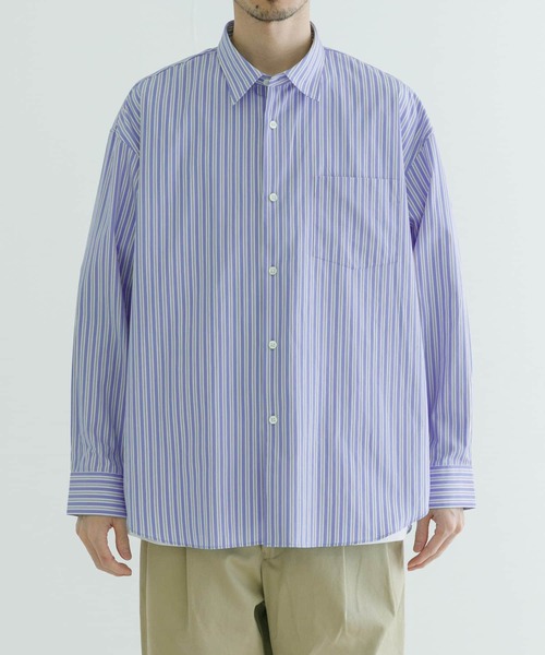 THOMAS MASON(トーマス メイソン)の「トーマスメイソンオーバーシャツ(シャツ/ブラウス・メンズ・ブルー系その他/ロイヤルブルー/ネイビー/ホワイト/ライトブルー・MEDIUM/LARGE/X-LARGE)」の15枚目の写真