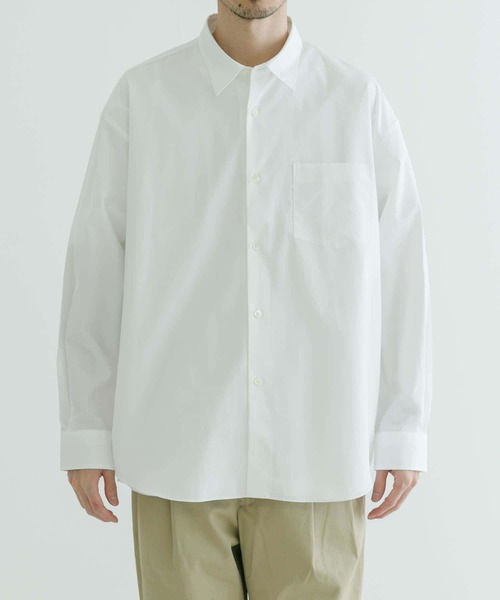 THOMAS MASON(トーマス メイソン)の「トーマスメイソンオーバーシャツ(シャツ/ブラウス・メンズ・ブルー系その他/ロイヤルブルー/ネイビー/ホワイト/ライトブルー・MEDIUM/LARGE/X-LARGE)」の21枚目の写真