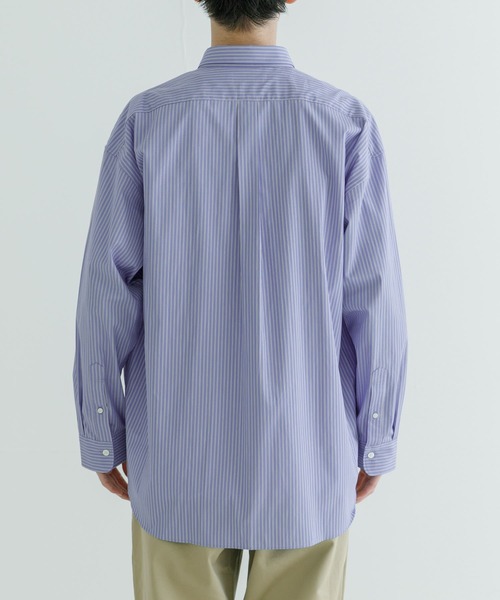 THOMAS MASON(トーマス メイソン)の「トーマスメイソンオーバーシャツ(シャツ/ブラウス・メンズ・ブルー系その他/ロイヤルブルー/ネイビー/ホワイト/ライトブルー・MEDIUM/LARGE/X-LARGE)」の6枚目の写真