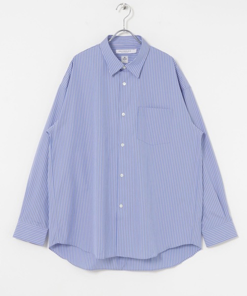 THOMAS MASON(トーマス メイソン)の「トーマスメイソンオーバーシャツ(シャツ/ブラウス・メンズ・ブルー系その他/ロイヤルブルー/ネイビー/ホワイト/ライトブルー・MEDIUM/LARGE/X-LARGE)」の8枚目の写真