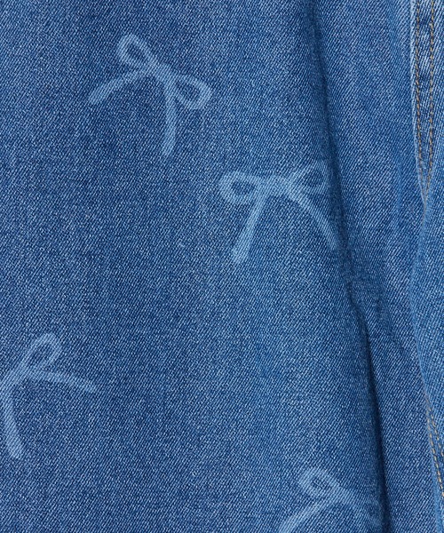 Chick（チック）の「▲Ribbon Denim Pants / リボンデニムパンツ（デニムパンツ・レディース・ブルー・S/M/L）」の6枚目の写真