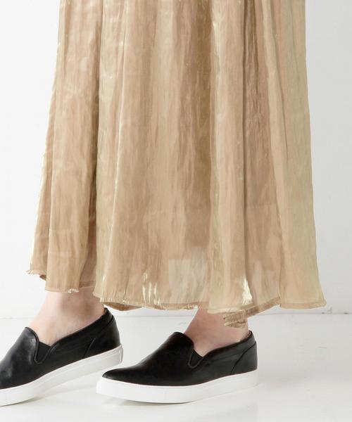 Another Edition（アナザーエディション）の「ギャザーマキシスカート/AEFC GAZ MAXI SK◆（スカート・レディース・ブラウン/ライトブルー・フリー）」の14枚目の写真