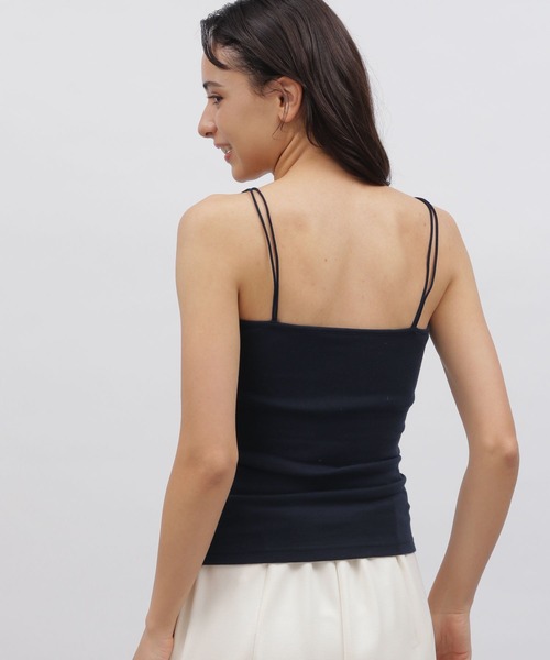LAKOLE（ラコレ）の「Wストラップカップキャミ / 106662（キャミソール・レディース・ネイビー/ライトベージュ/ブラック/オフホワイト・SMALL/MEDIUM）」の14枚目の写真