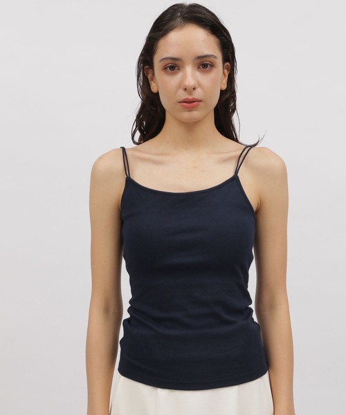 LAKOLE（ラコレ）の「Wストラップカップキャミ / 106662（キャミソール・レディース・ネイビー/ライトベージュ/ブラック/オフホワイト・SMALL/MEDIUM）」の15枚目の写真