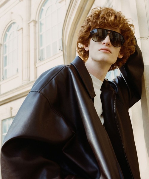 ALAND(エーランド)の「V2/442シングルジャケット 2976902(ライダースジャケット・メンズ・クリーム/グレー/ブラウン/ブラック・MEDIUM/LARGE)」の6枚目の写真