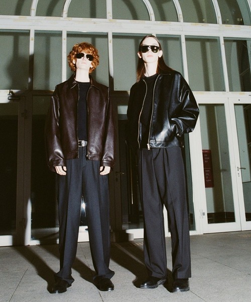 ALAND(エーランド)の「V2/442シングルジャケット 2976902(ライダースジャケット・メンズ・クリーム/グレー/ブラウン/ブラック・MEDIUM/LARGE)」の8枚目の写真