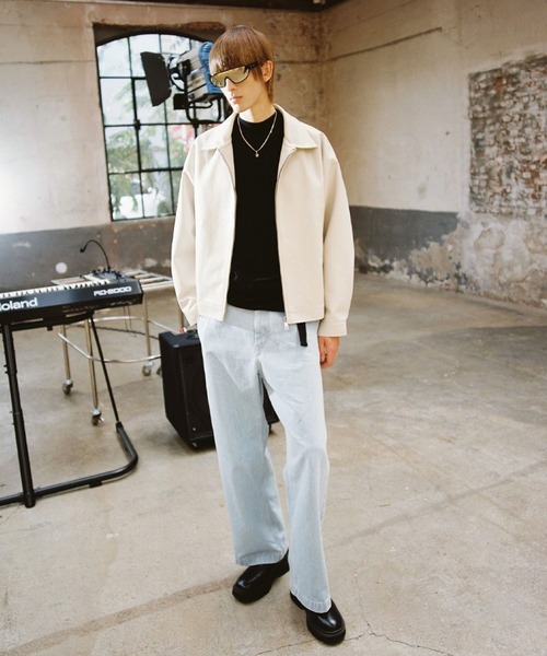 ALAND(エーランド)の「V2/442シングルジャケット 2976902(ライダースジャケット・メンズ・クリーム/グレー/ブラウン/ブラック・MEDIUM/LARGE)」の14枚目の写真