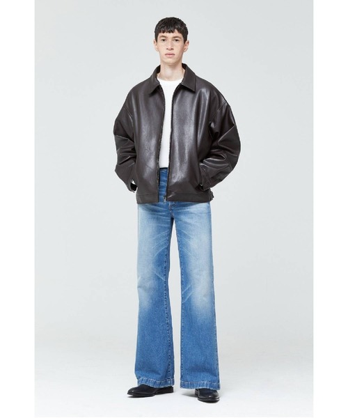 ALAND(エーランド)の「V2/442シングルジャケット 2976902(ライダースジャケット・メンズ・クリーム/グレー/ブラウン/ブラック・MEDIUM/LARGE)」の21枚目の写真