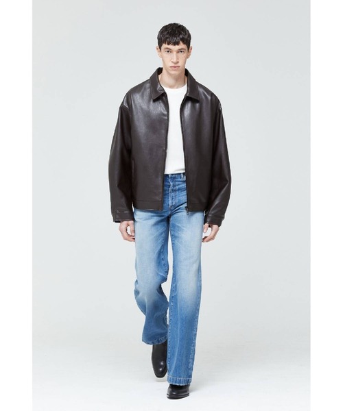 ALAND(エーランド)の「V2/442シングルジャケット 2976902(ライダースジャケット・メンズ・クリーム/グレー/ブラウン/ブラック・MEDIUM/LARGE)」の22枚目の写真