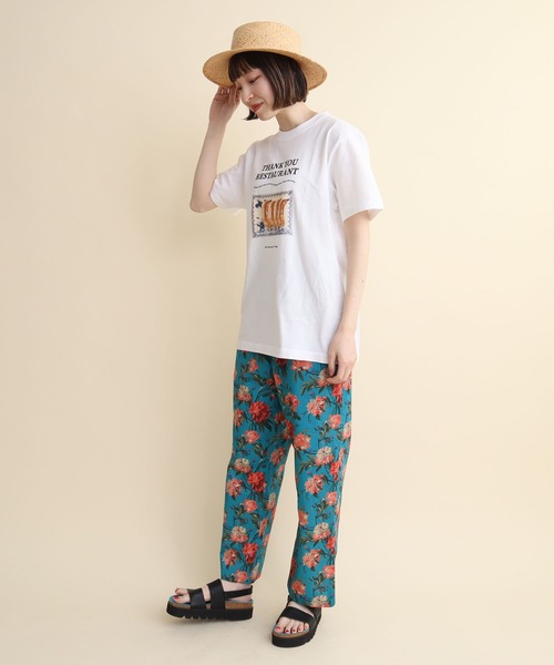 I am I in fact...(アイアムアイインファクト)の「THANK YOU RESTAURANT Tシャツ(Tシャツ/カットソー・レディース・ホワイト・FREE)」の8枚目の写真