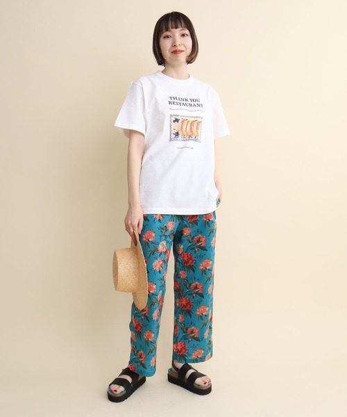 I am I in fact...(アイアムアイインファクト)の「THANK YOU RESTAURANT Tシャツ(Tシャツ/カットソー・レディース・ホワイト・FREE)」の18枚目の写真