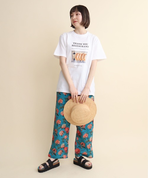 I am I in fact...(アイアムアイインファクト)の「THANK YOU RESTAURANT Tシャツ(Tシャツ/カットソー・レディース・ホワイト・FREE)」の20枚目の写真