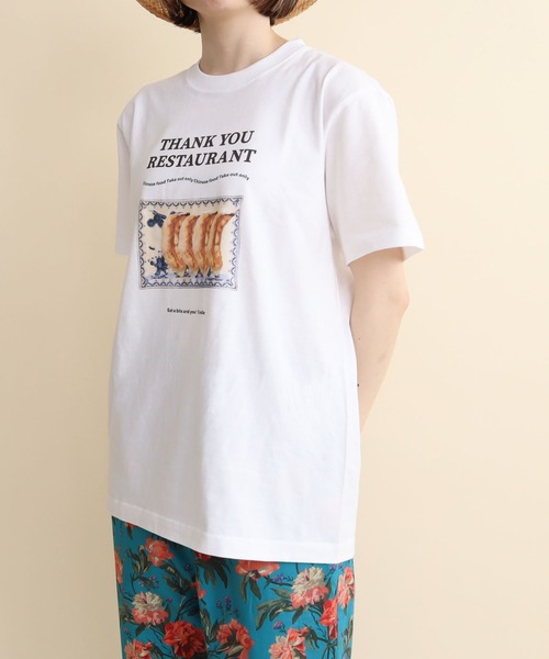 I am I in fact...(アイアムアイインファクト)の「THANK YOU RESTAURANT Tシャツ(Tシャツ/カットソー・レディース・ホワイト・FREE)」の15枚目の写真