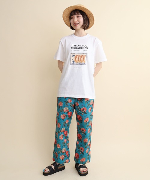 I am I in fact...(アイアムアイインファクト)の「THANK YOU RESTAURANT Tシャツ(Tシャツ/カットソー・レディース・ホワイト・FREE)」の5枚目の写真
