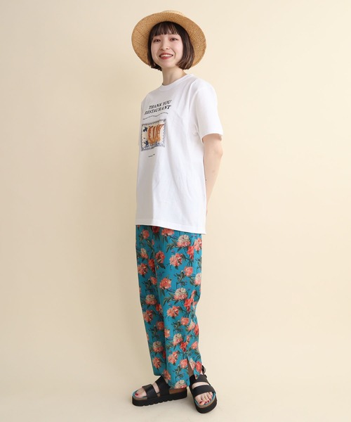 I am I in fact...(アイアムアイインファクト)の「THANK YOU RESTAURANT Tシャツ(Tシャツ/カットソー・レディース・ホワイト・FREE)」の6枚目の写真