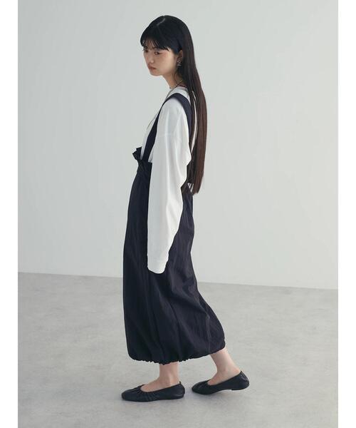 armonia（アルモニーア）の「a.サスペンダー付きスカート（スカート・レディース・カーキ/ブラック/アイボリー・FREE）」の10枚目の写真