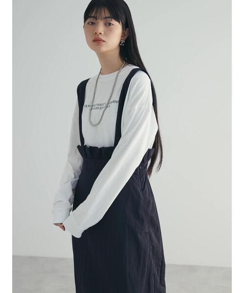 armonia（アルモニーア）の「a.サスペンダー付きスカート（スカート・レディース・カーキ/ブラック/アイボリー・FREE）」の12枚目の写真