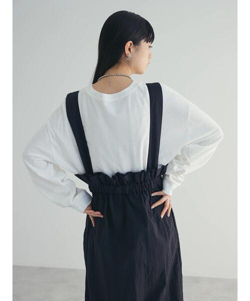 armonia（アルモニーア）の「a.サスペンダー付きスカート（スカート・レディース・カーキ/ブラック/アイボリー・FREE）」の14枚目の写真