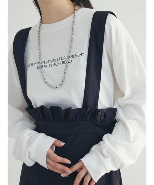 armonia（アルモニーア）の「a.サスペンダー付きスカート（スカート・レディース・カーキ/ブラック/アイボリー・FREE）」の15枚目の写真