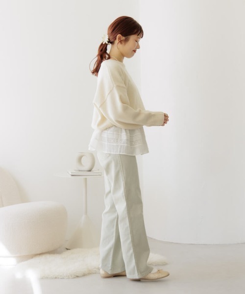 flower（フラワー）の「エデンレースビスチェ（キャミソール・レディース・ブラック/ホワイト・FREE）」の22枚目の写真