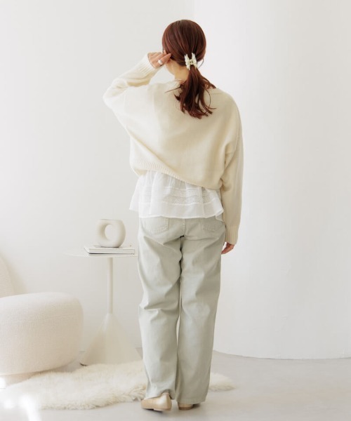 flower（フラワー）の「エデンレースビスチェ（キャミソール・レディース・ブラック/ホワイト・FREE）」の21枚目の写真