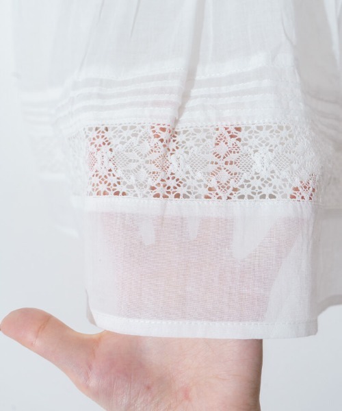 flower（フラワー）の「エデンレースビスチェ（キャミソール・レディース・ブラック/ホワイト・FREE）」の6枚目の写真