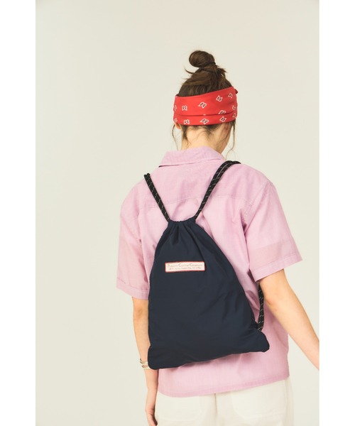 PARROTT CANVAS(パロットキャンバス)の「WAPPEN NAP SACK(バックパック/リュック・レディース・ホワイト/グリーン/ネイビー/ブラック・ONE SIZE)」の4枚目の写真