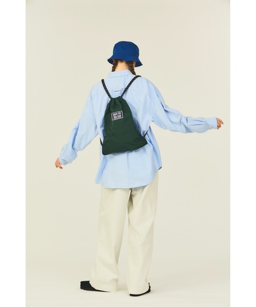 PARROTT CANVAS(パロットキャンバス)の「WAPPEN NAP SACK(バックパック/リュック・レディース・ホワイト/グリーン/ネイビー/ブラック・ONE SIZE)」の8枚目の写真