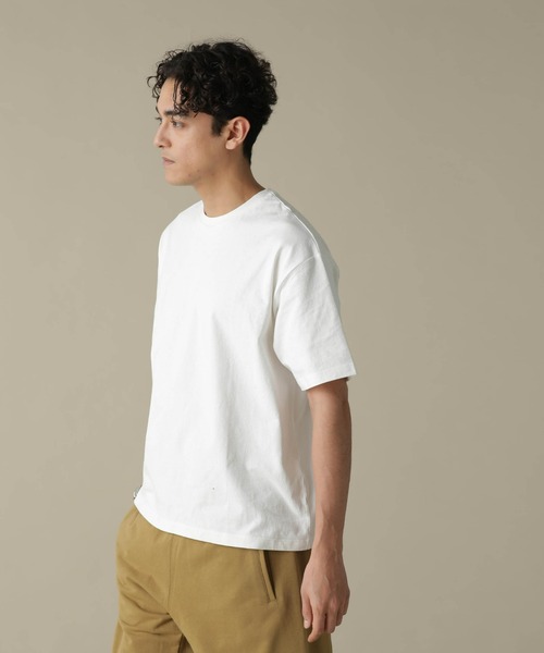 NANO universe(ナノユニバース)の「「NJ/CLUB」HOMESTOCK ガーメントダイコットンヘンプTシャツ(Tシャツ/カットソー・メンズ・ダークオレンジ/スミクロ/ベージュ/ホワイト・M/L)」の16枚目の写真