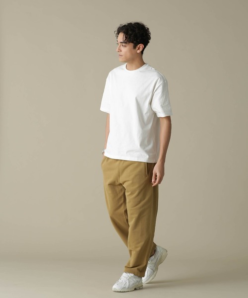 NANO universe(ナノユニバース)の「「NJ/CLUB」HOMESTOCK ガーメントダイコットンヘンプTシャツ(Tシャツ/カットソー・メンズ・ダークオレンジ/スミクロ/ベージュ/ホワイト・M/L)」の22枚目の写真