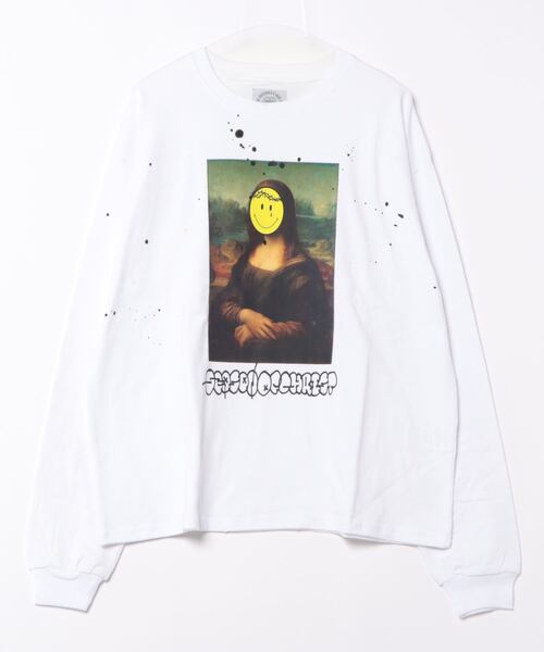 SOMEIT(サミット)の「SOMEIT/サミット/S.O.C.A VINTAGE LS TEE(Tシャツ/カットソー・メンズ・ホワイト/グレー・L/XL/M)」の3枚目の写真