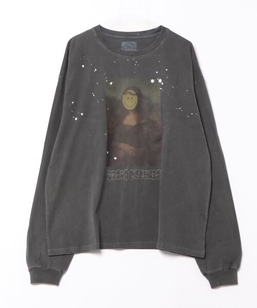 SOMEIT(サミット)の「SOMEIT/サミット/S.O.C.A VINTAGE LS TEE(Tシャツ/カットソー・メンズ・ホワイト/グレー・L/XL/M)」の4枚目の写真