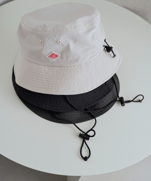 DANTON（ダントン）の「【DANTON】BUCKET HAT バケットハット（ハット・レディース・ブラック/チャコールグレー/キナリ・FREE）」の2枚目の写真