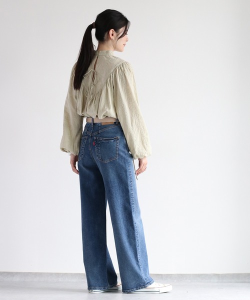 cepo（セポ）の「ベルト付きデニムクラッシュストレート＜セットアップ