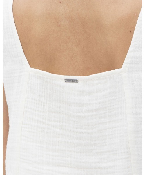 BILLABONG(ビラボン)の「【直営店限定】BILLABONG レディース OPEN SKIES TOP 【2024年春夏モデル】/ビラボンショート丈タンクトップ(タンクトップ・レディース・オレンジ系その他/ホワイト・SMALL)」の6枚目の写真