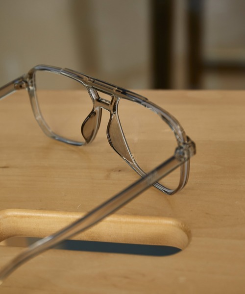 JUNRED（ジュンレッド）の「ダブルブリッジサングラス（サングラス・メンズ・ホワイト系その他・FREE）」の5枚目の写真