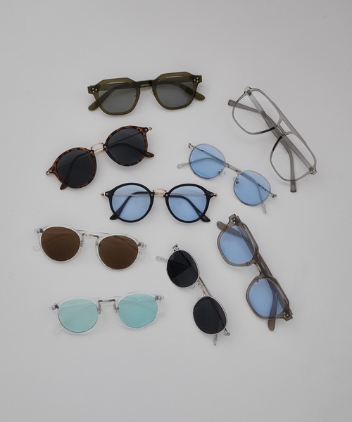 JUNRED（ジュンレッド）の「ダブルブリッジサングラス（サングラス・メンズ・ホワイト系その他・FREE）」の9枚目の写真