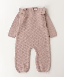 INNOCENT（イノセント）の「『Quincy Mae』LONG SLEEVE MIRA KNIT ROMPER || MAUVE（その他ベビー用品）」