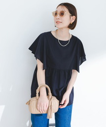 F by ROSSO（エフバイロッソ）の「『UR TECH Smart Linen Touch』F by ROSSO　スクエアスリーブブラウス（シャツ/ブラウス）」