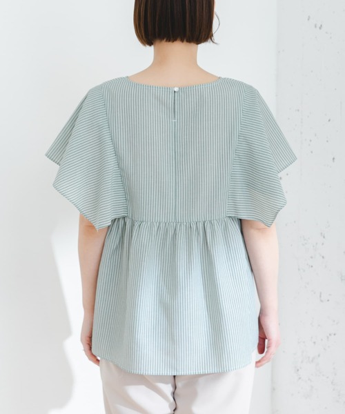 F by ROSSO(エフバイロッソ)の「『UR TECH Smart Linen Touch』F by ROSSO スクエアスリーブブラウス(シャツ/ブラウス・レディース・ピンク/ミント/グリーン系その他/ネイビー/オフホワイト・FREE)」の16枚目の写真