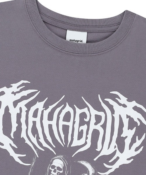 セール】『mahagrid/マハグリッド』 SKELETON GOTH LOGO TEE