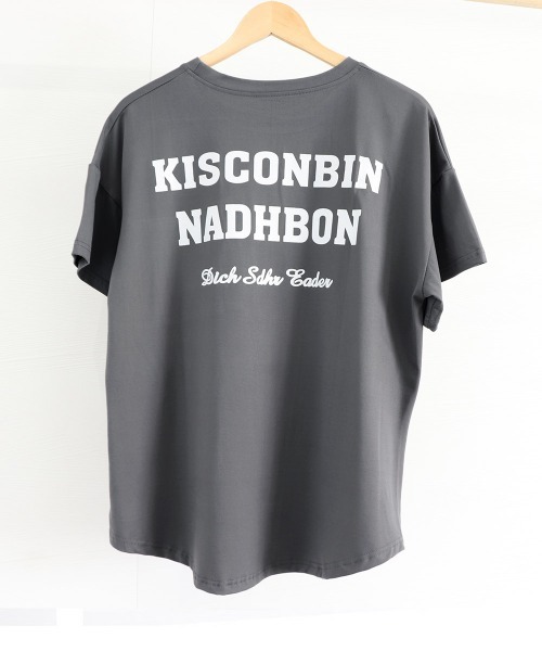 Miniministore（ミニミニストア）の「バックプリントロゴ オーバーサイズ（Tシャツ/カットソー・レディース・ブルー/ダークグレー/ブラック/オフホワイト・FREE）」の17枚目の写真