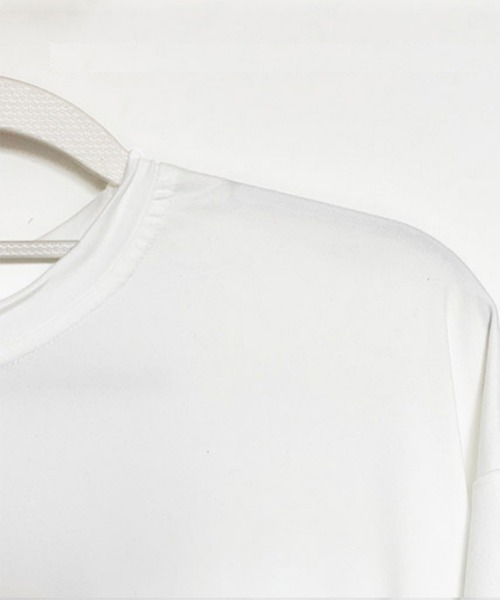 Miniministore（ミニミニストア）の「バックプリントロゴ オーバーサイズ（Tシャツ/カットソー・レディース・ブルー/ダークグレー/ブラック/オフホワイト・FREE）」の19枚目の写真